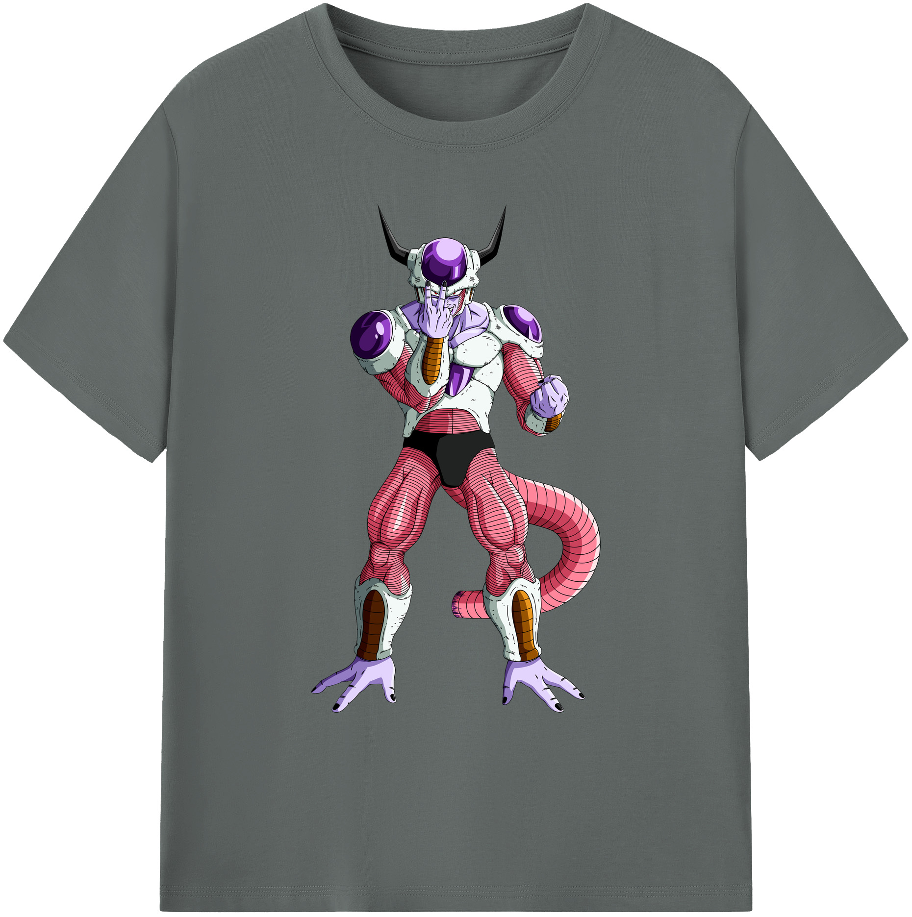 （画像用） ドラゴンボール フリーザ DRAGON BALL Frieza 綿100％ メンズ半袖Tシャツ｜肌触りやわらか＆通気性